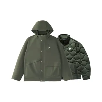 FILA FUSION Jacket Men's Avocado Skin Dark Green