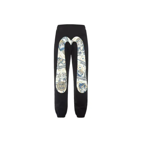 EVISU Casual Pants Men Black