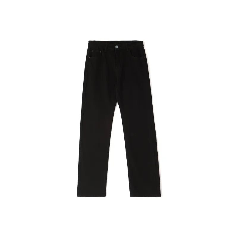 LANGWEIZHE Jeans Unisex Black-0