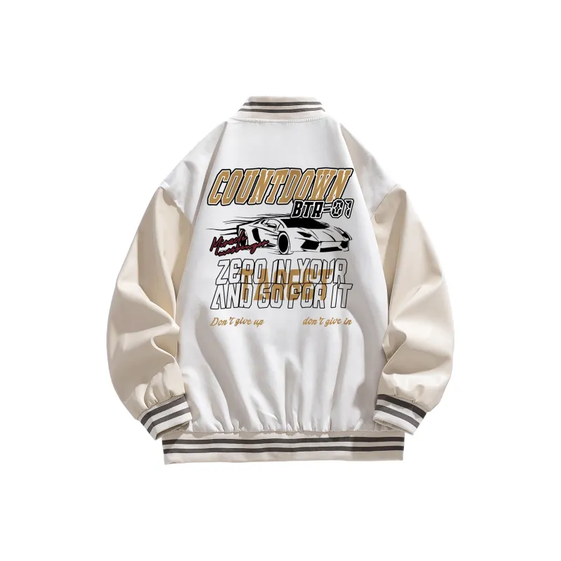 BTR Baseball Jacket Unisex Brown-3