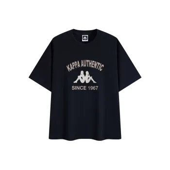 Kappa 1916 Series T Shirts Unisex Black 990