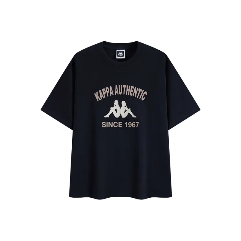 Kappa 1916 Series T Shirts Unisex Black 990-0