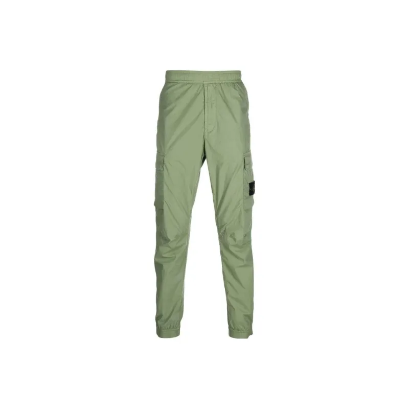 STONE ISLAND Logo Patch Cargo Pants-0