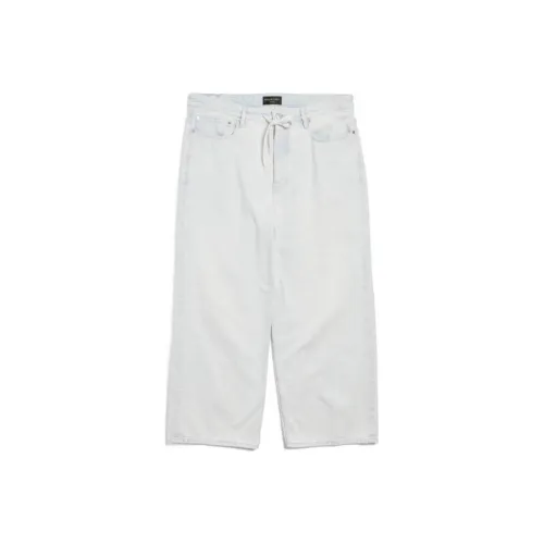 Balenciaga Jeans, Regular Fit Men's White