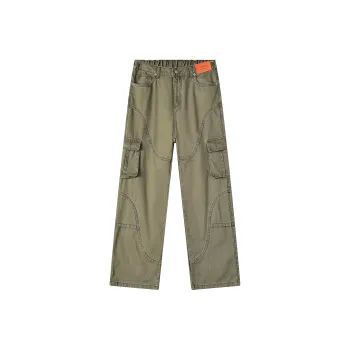 GEOFFREY B. SMALL Cargo Pants Unisex Washed Green