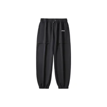 Jeep Casual Pants Unisex Warrior Black
