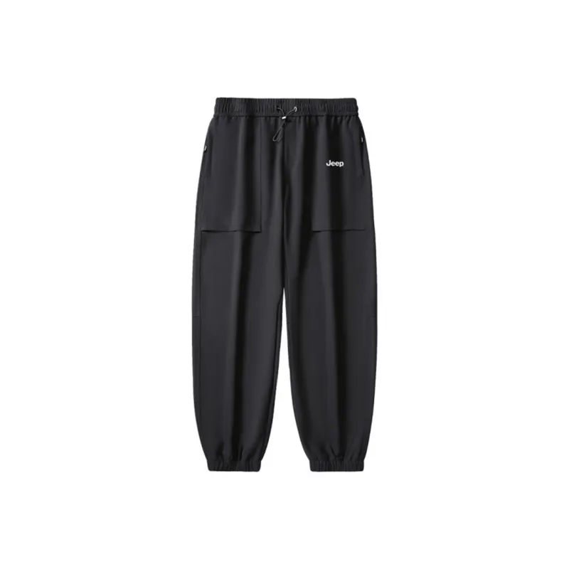 Jeep Casual Pants Unisex Warrior Black-0