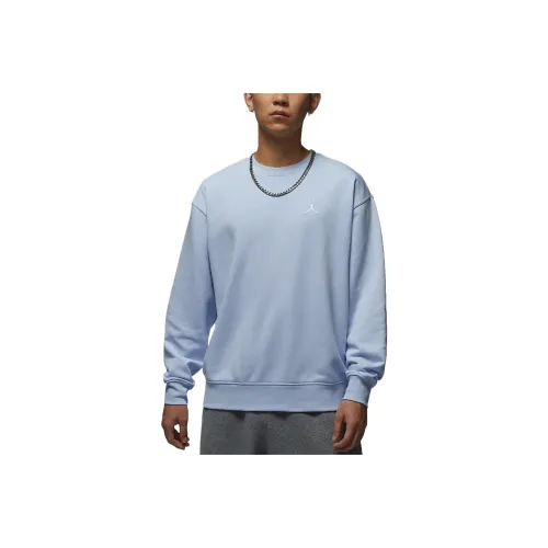 Jordan Brooklyn Fleece Sweatshirt Men's Hydro Blue/White