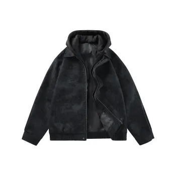 Torso Leather Jacket Unisex Black