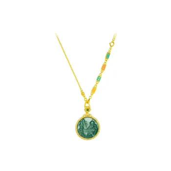 CHOW TAI SENG Ice Glutinous Necklaces Unisex