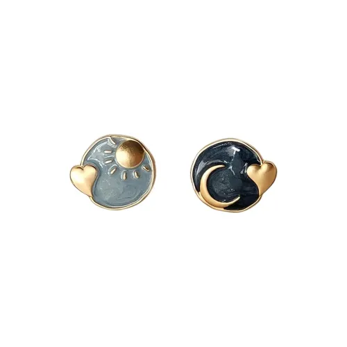 Universe Search S925 Silver Stud Earrings Women's