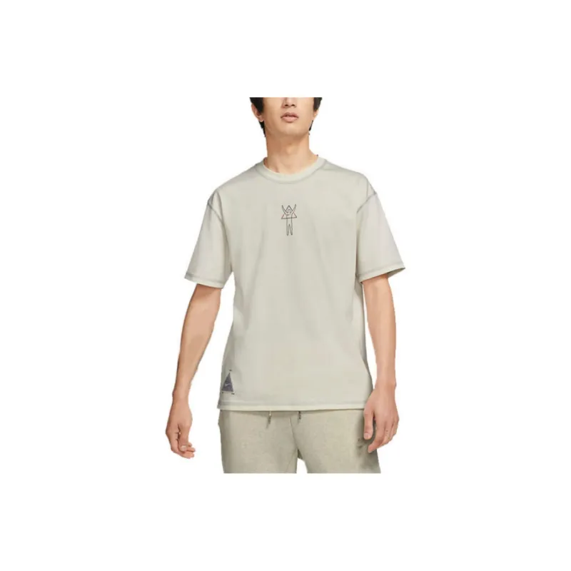 Nike Sportswear T Shirt Men's Light Beige-0
