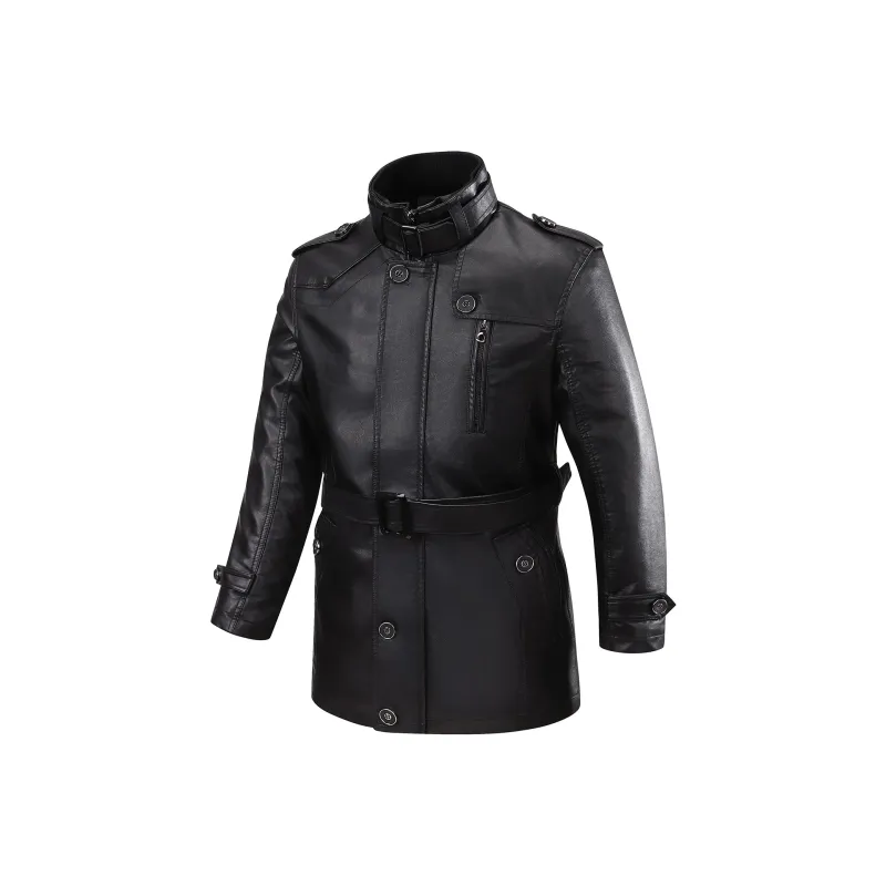 RAP PANDA Leather Jacket Unisex-0