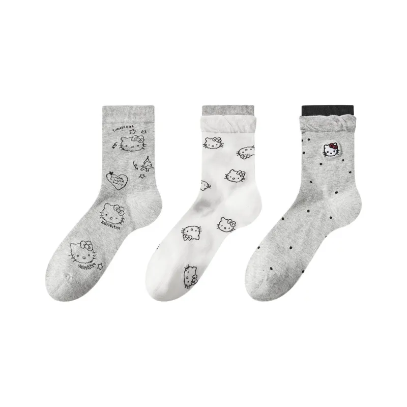 MADALLO Mid Calf Socks Women's 3 Pack-0