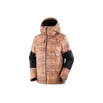 SALOMON Puffer Jacket Men's Brown