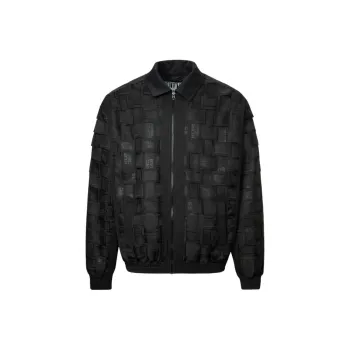 EVISU Coat Men's Black All Over Print