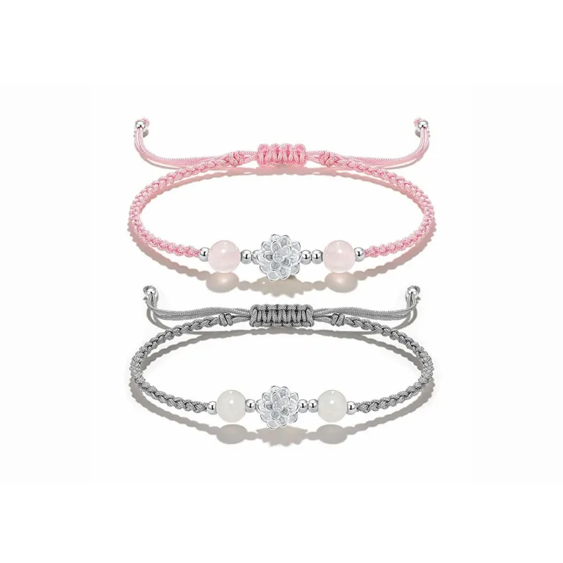 CHINA GOLD S999 Fine Silver Bracelets Unisex-9