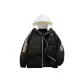 Black (Color Block Hooded)