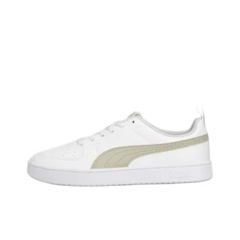 PUMA Rickie Anti Slip Wear Resistant Low Top Skateboard Shoes Women's White