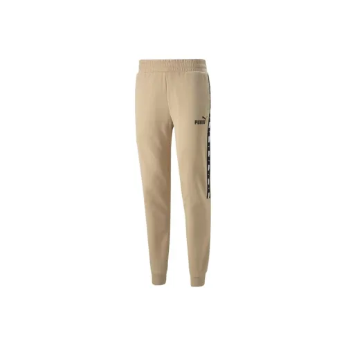 PUMA Knitted Sports Pants Men's Beige