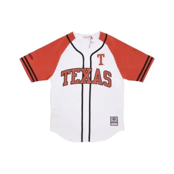 Mitchell & Ness Texas Longhorns Practice Baseball Jacket Men's White Red