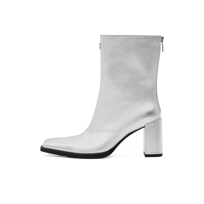 SMFK Ankle Boots 85mm Women's Starry Silver-1