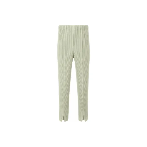 Homme Plissé Issey Miyake FW22 Casual Pants Men's Frost Gray