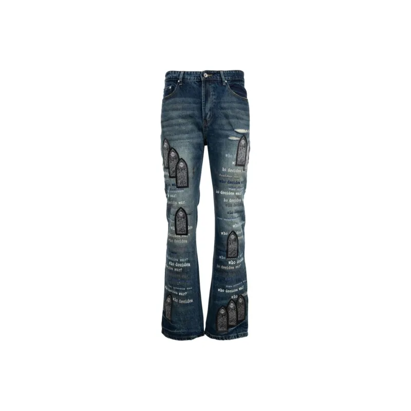 Who Decides War Scripture Denim-0