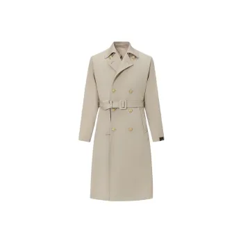 LARDINI Trench Coat Men's Light Khaki