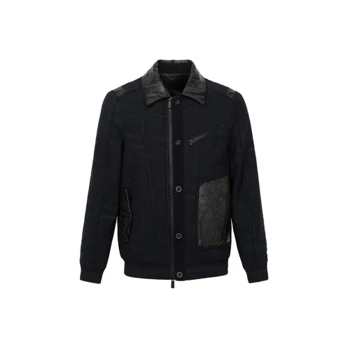 ANDREW MACKENZIE Jackets & Coats Men's Black
