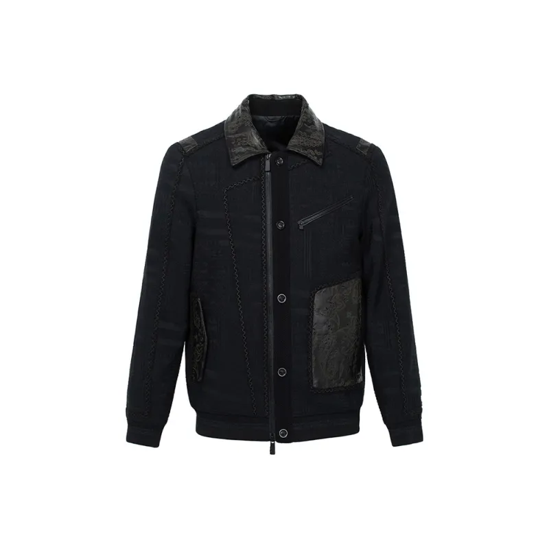 ANDREW MACKENZIE Jackets & Coats Men's Black-0