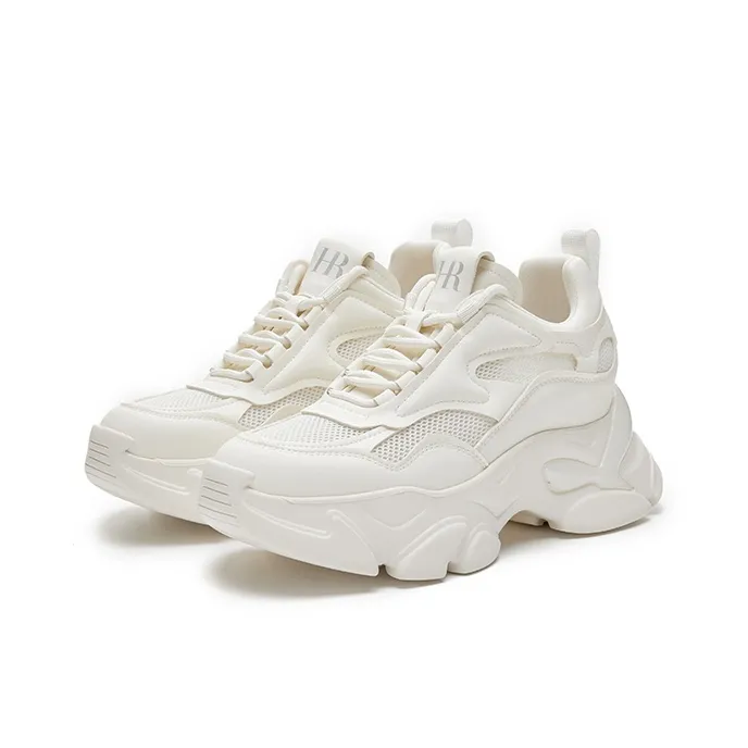 HR Low Top Chunky Sneakers Women's White-2