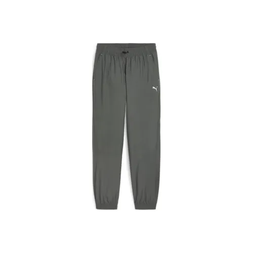 PUMA Knitted Sports Pants Unisex Mineral Gray