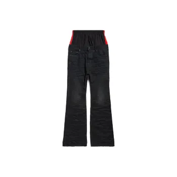 Balenciaga Layered Flared Jeans