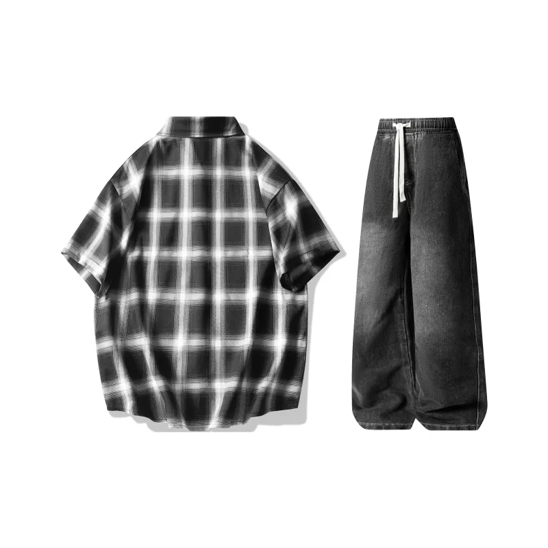 A.X.S.K Shirt Matching Set Unisex-1