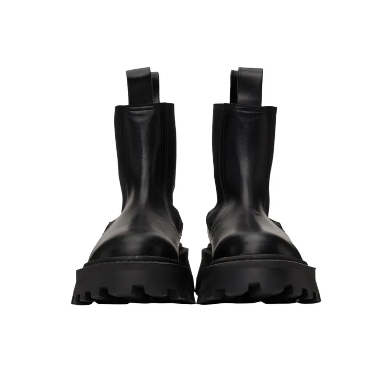 SIMON MILLER Goring Scrambler Short Chelsea Boots Women's Black-3