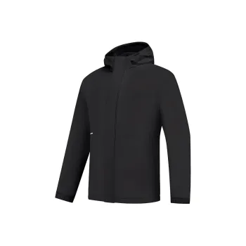 QIAODAN Outdoor Sports Series Trench Coat Men's Black