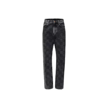 LOUIS VUITTON 57th Street Nyc Damier Denim Skate Pants