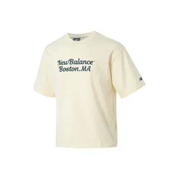 New Balance T Shirt Men's Beige Yellow