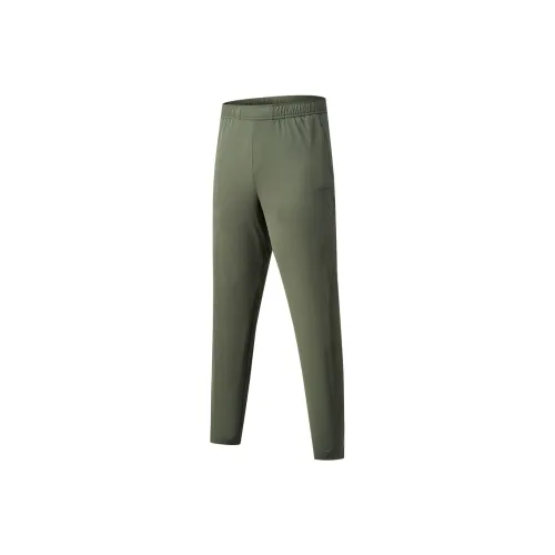 Saucony Knitted Sports Pants Men's Rock Gray Army Green