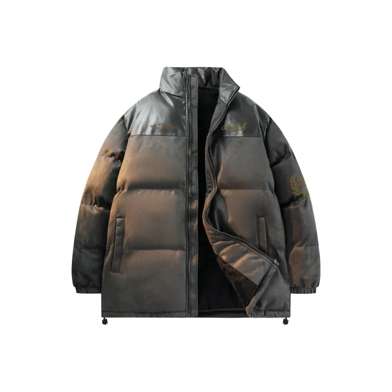 A.X.S.K Puffer Jacket Unisex Black-4