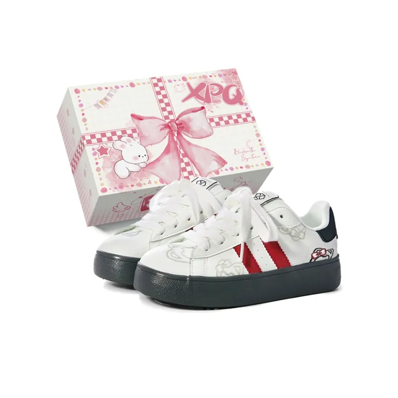 XPQ Coverage Slip Resistant And Abrasion Resistant Low Top Skateboard Shoes Women's-10