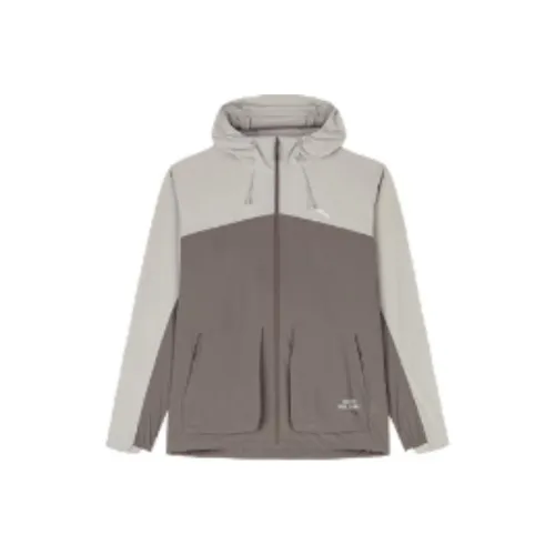 Anta Outdoor Collection Sun Protection Clothing Men's Jade Gray/Earth Brown