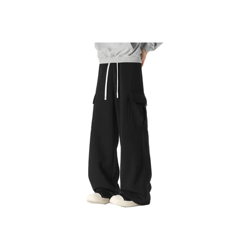 Caramella Casual Pants Unisex White Heather Gray-0