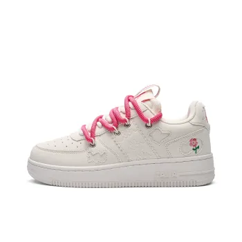 Kappa Back to Back Anti Slip Wear Resistant Low Top Skateboard Shoes Women's Beige