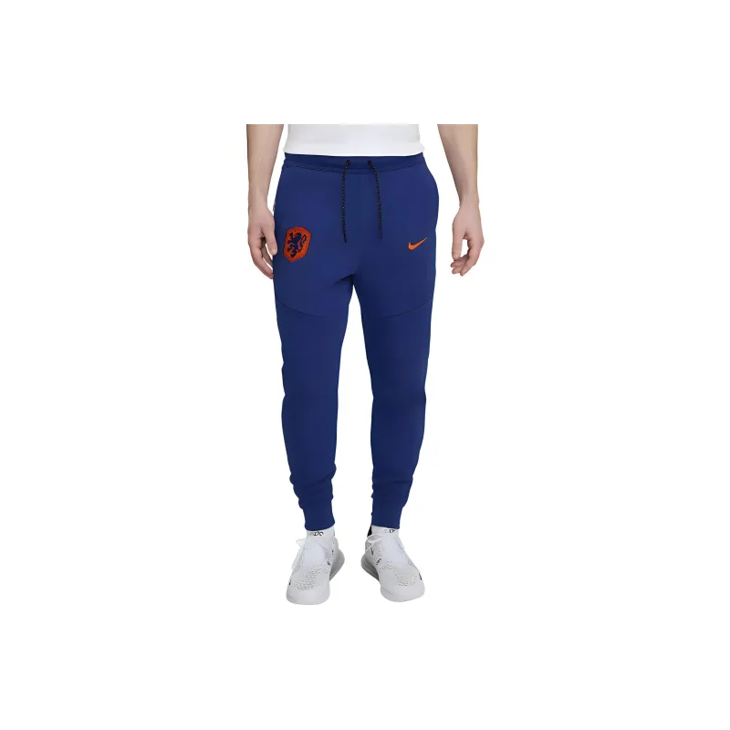 Nike Netherlands Tech Fleece Knitted Sports Pants Men's Dark Royal Blue-0