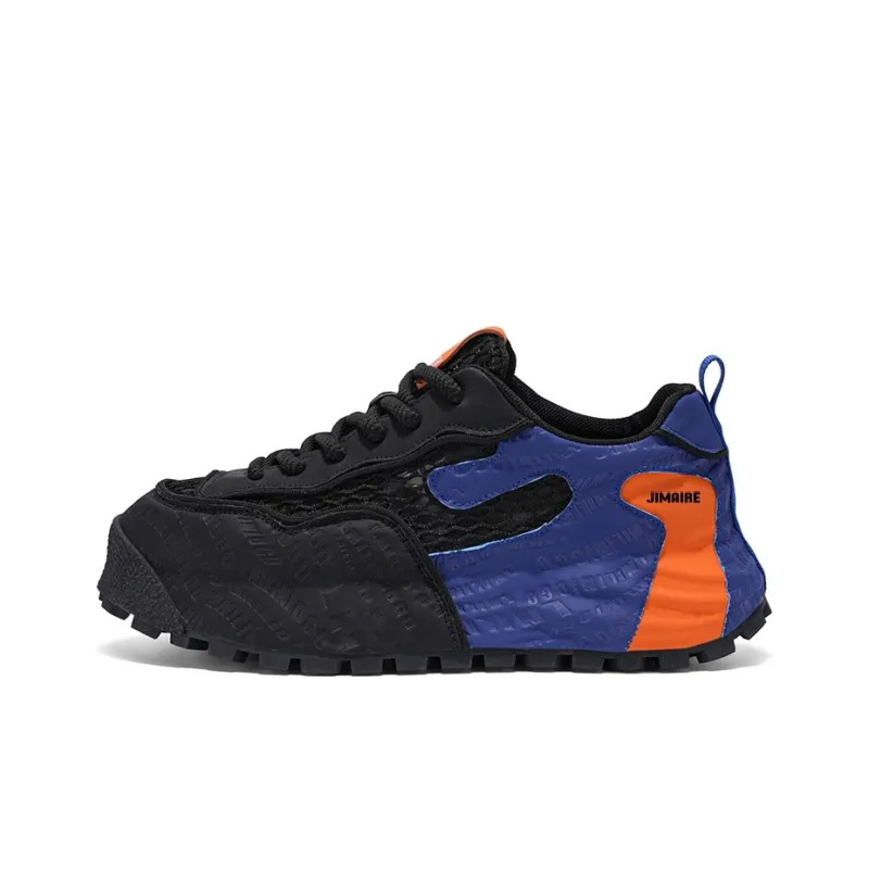 King Jinmai Slip Resistant, Abrasion Resistant, Breathable, Height Increasing Low Top Chunky Sneakers Men's-4