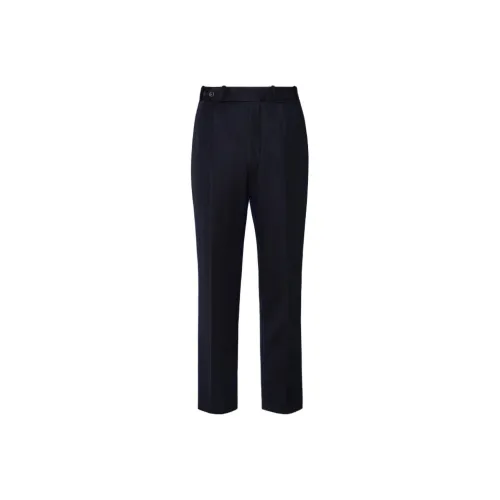 Maison Margiela Pleat Detailed Cropped Trousers
