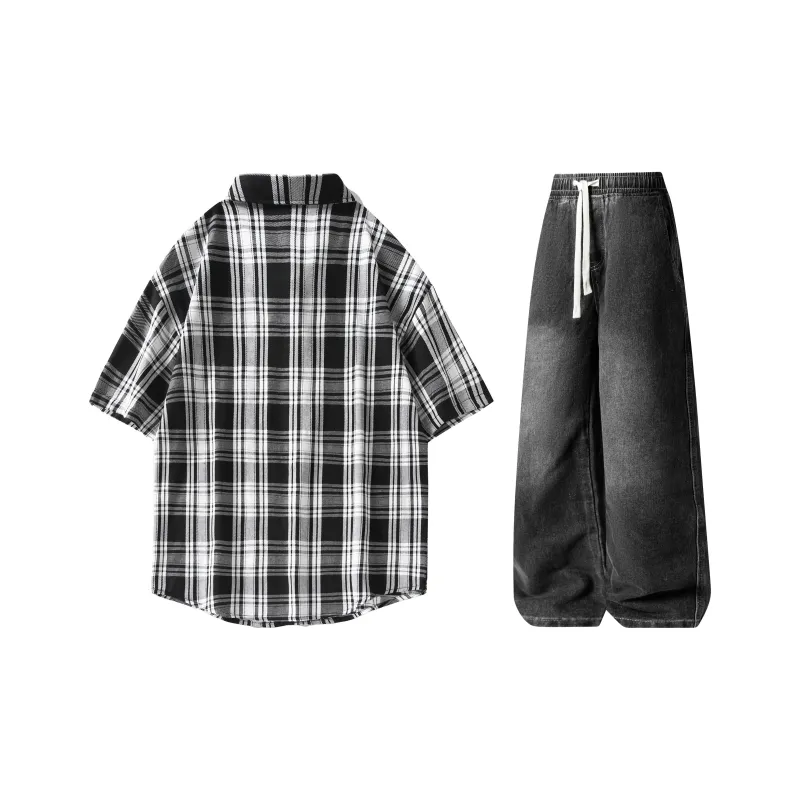 A.X.S.K Shirt Matching Set Unisex-1