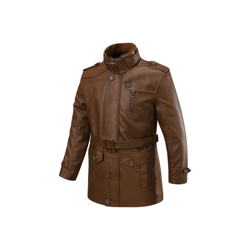 RAP PANDA Leather Jacket Unisex-4
